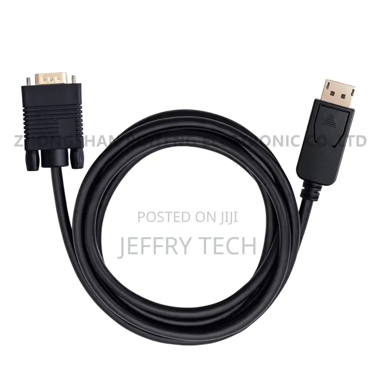 DP Displayport to VGA Cable 1080P Thunderbolt for Macbook
