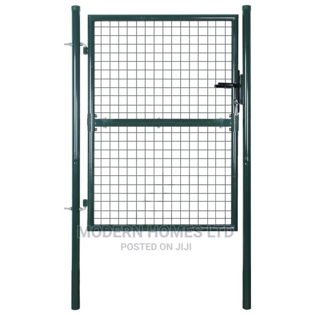 Modern Design Single Galvanized Fence Gate for Home/Garden - thumbnail 4