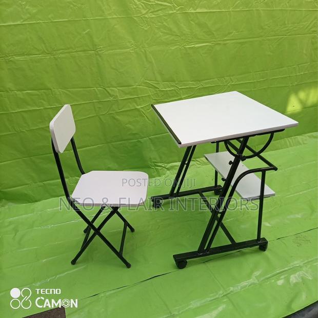 Drawing Table and Chair ( Height Adjustable/Rotatable) - thumbnail 8