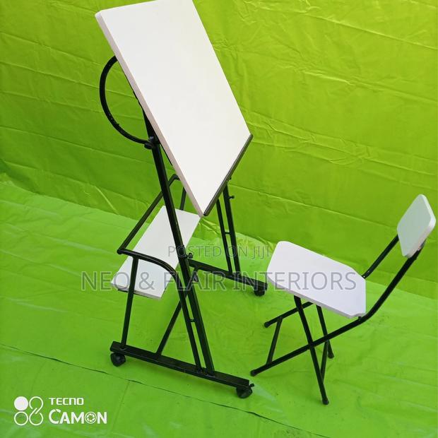 Drawing Table and Chair ( Height Adjustable/Rotatable) - thumbnail 9