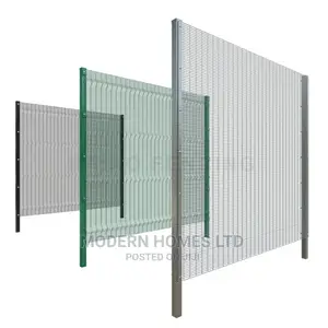 Green Galvanized High Security Curved 358 Anti Climb Fence