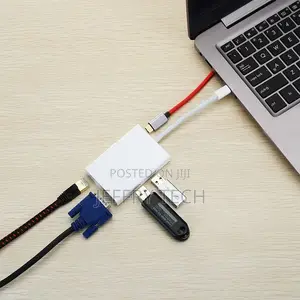 USB-C to VGA and Gigabit Ethernet Multi Adapter