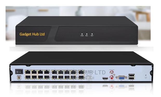 CCTV Poe Nvr 16 Channel, Supports 2mp, 3mp, 5mp Cameras