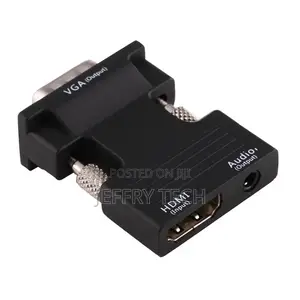 HDMI Female to VGA Male Converter With Audio Output Adapter