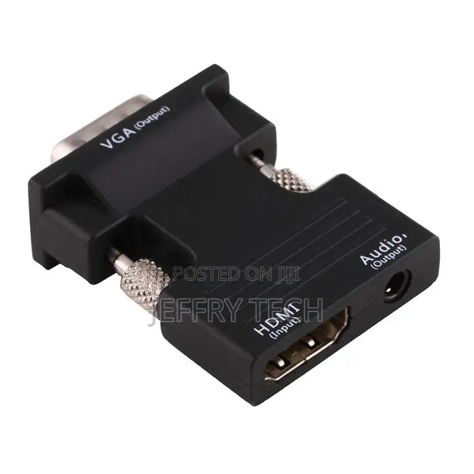 HDMI Female to VGA Male Converter With Audio Output Adapter