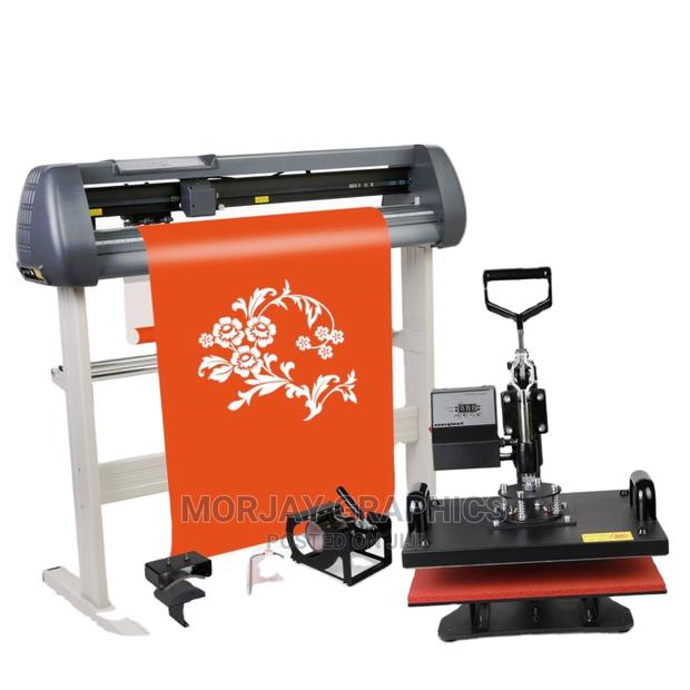 34inch Cutting Plotter With 8in1 Combo Digital Heat Press - main view