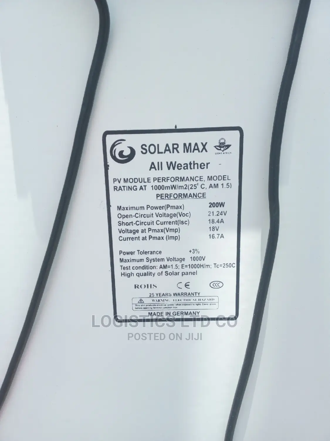Germany Solar Panel 200watts All Weather