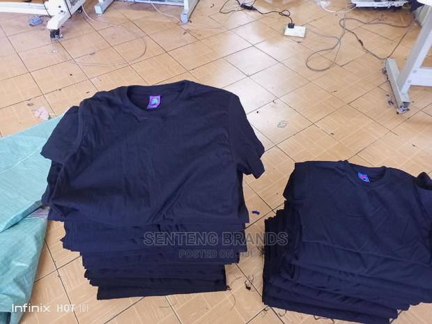 Excellent Black Plain Cotton T-Shirts - thumbnail 6