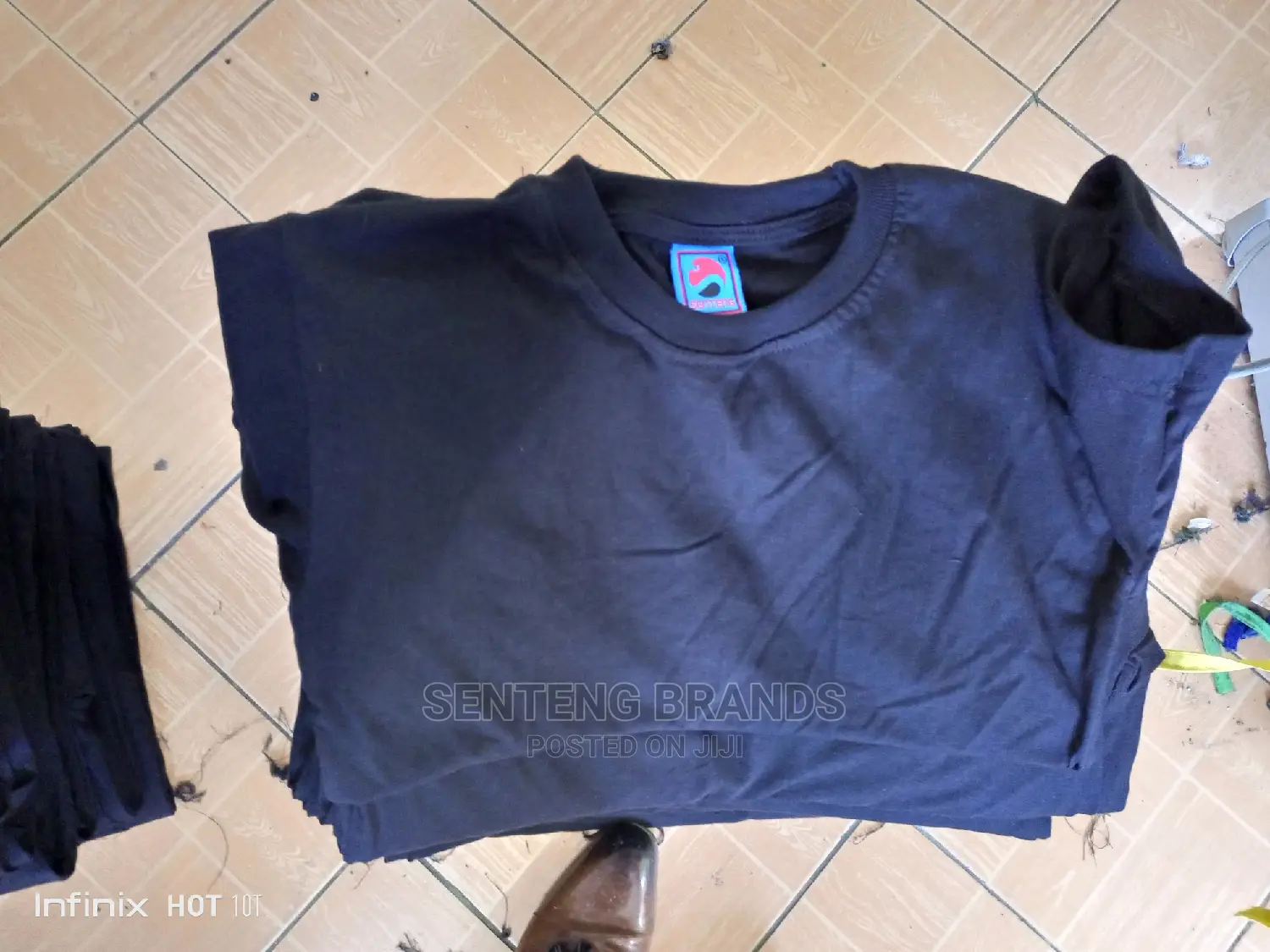 Excellent Black Plain Cotton T-Shirts