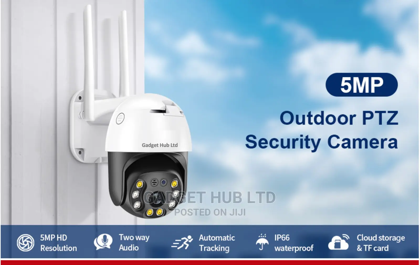 Wireless CCTV 5MP Camera Wifi PTZ 5MP Camera