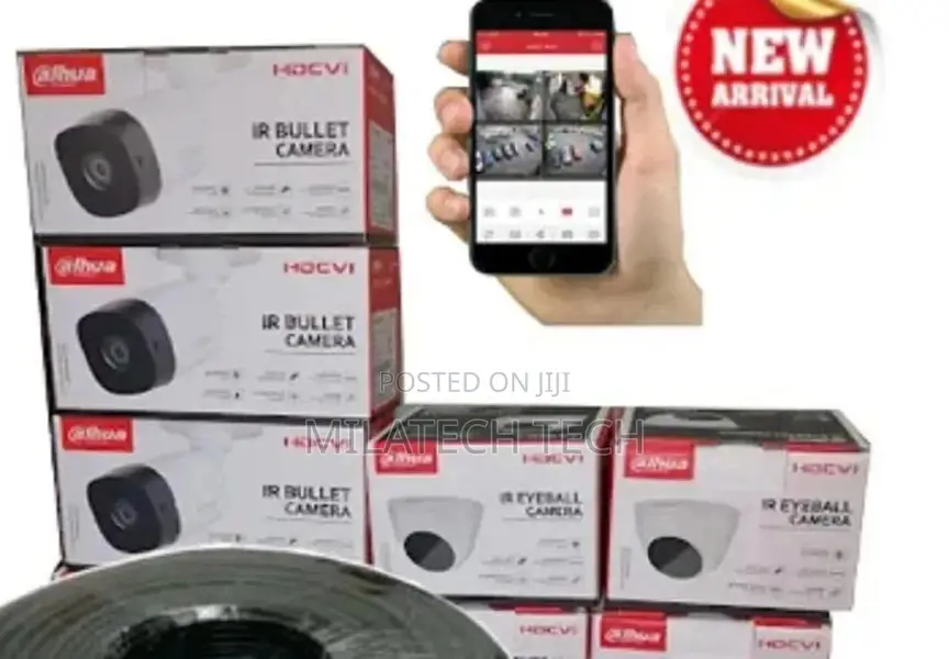 Hot Sale Offer! 6 CCTV Cameras Complete System Package Kit