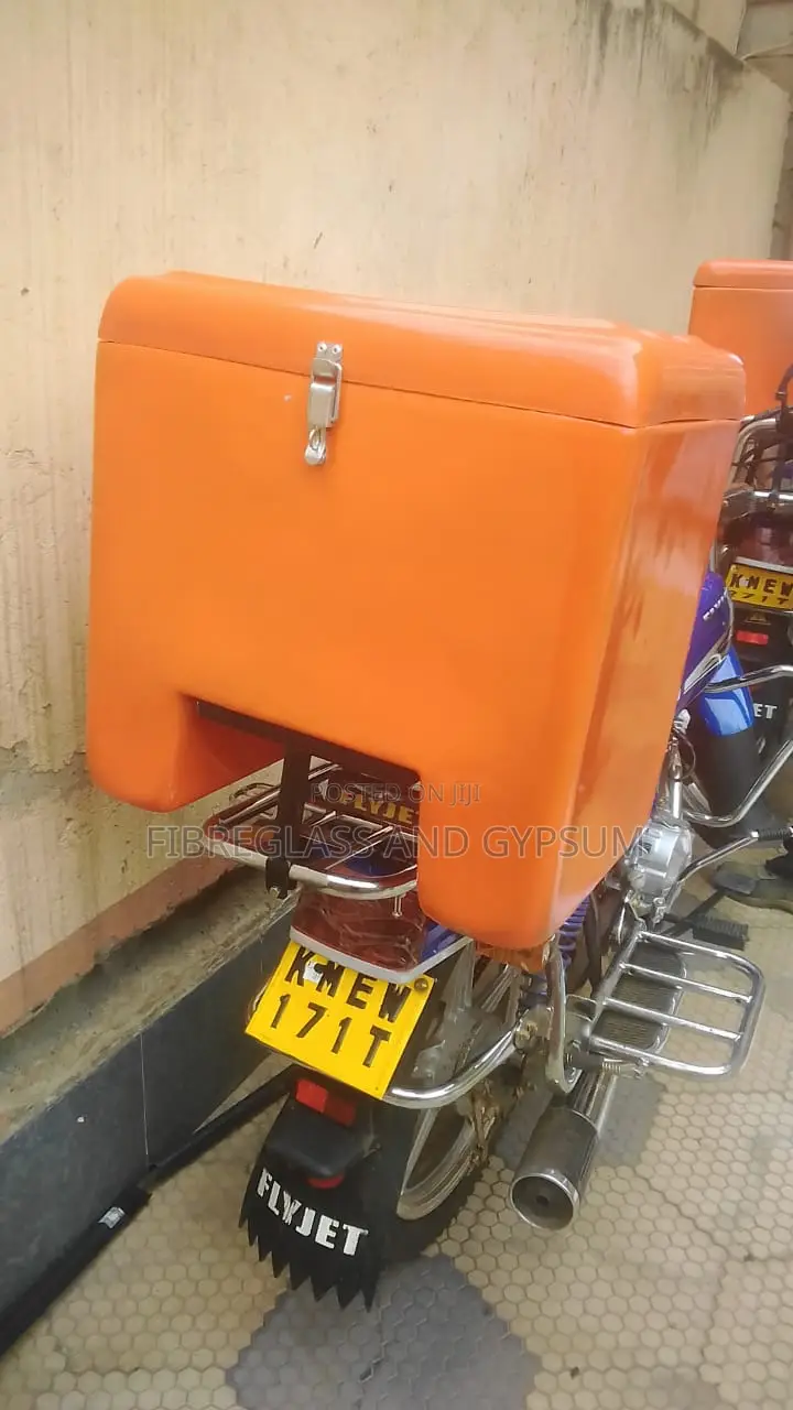 We Make Fibreglass Carrier Boxes for Motorbikes and Bicycles