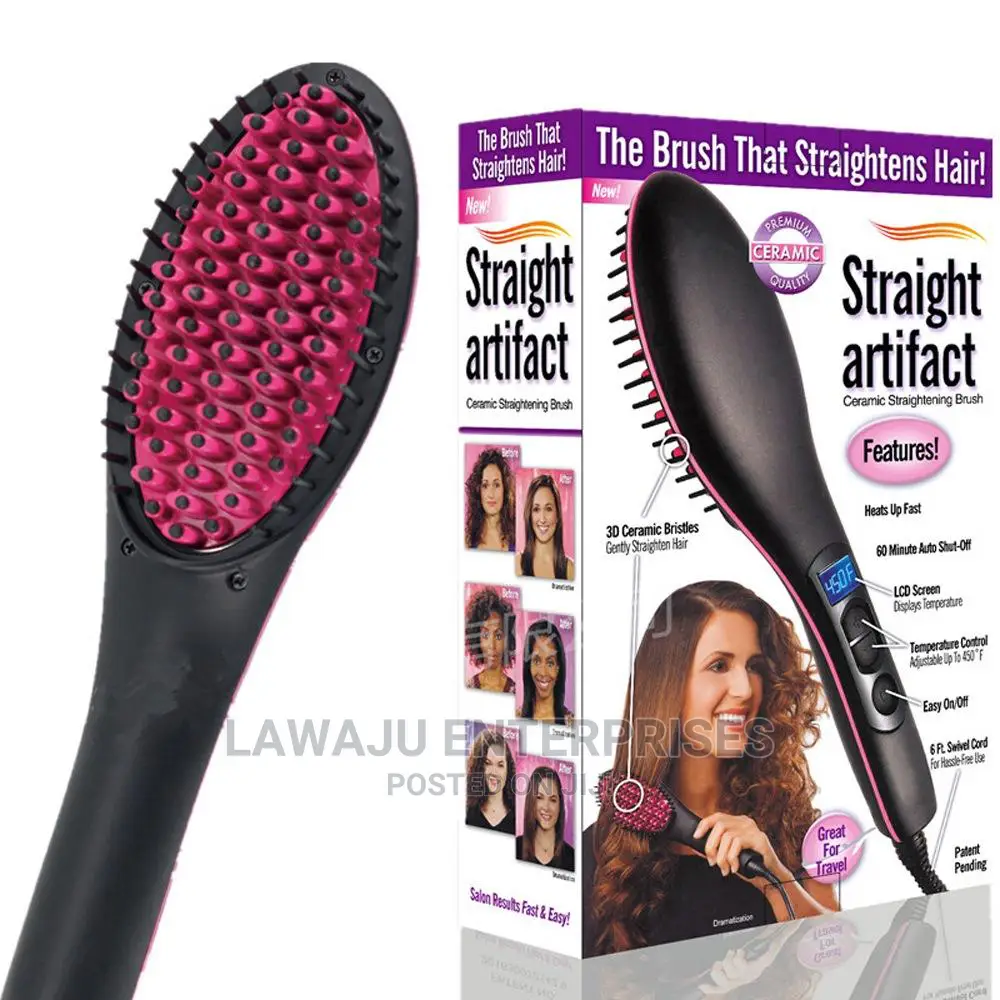 Ceramic Straightening Hair Brush