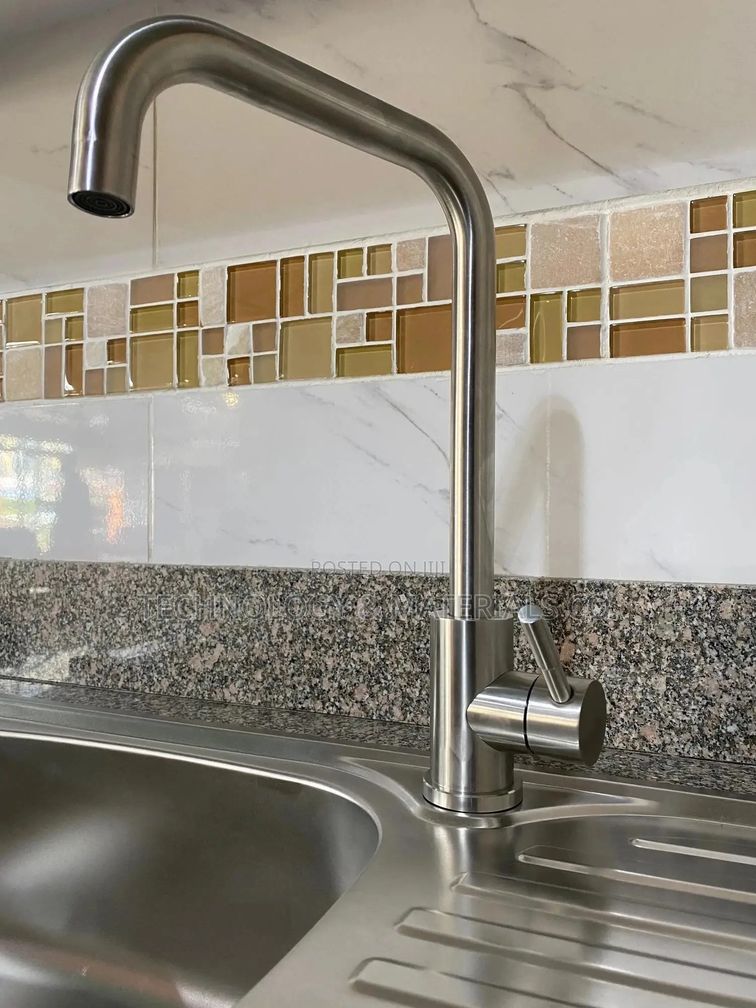 Modern Stainless Steel Kitchen Mixer Tap