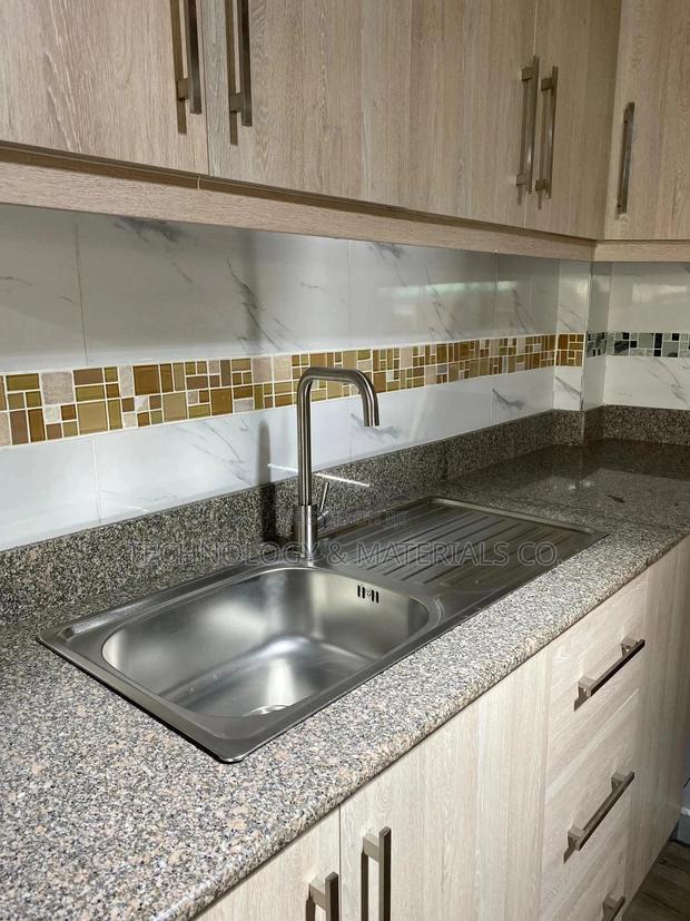 Modern Stainless Steel Kitchen Mixer Tap - thumbnail 2