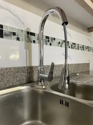 Single-Handle Pull-Down Kitchen Faucet Magnatite Docking