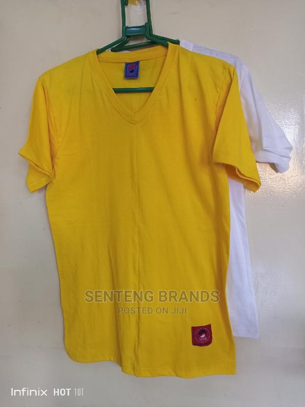 V Neck T Shirts Cotton - thumbnail 3