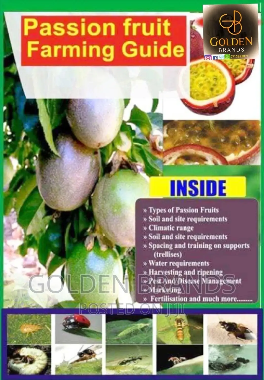 Passion Fruits Farming Guide Book
