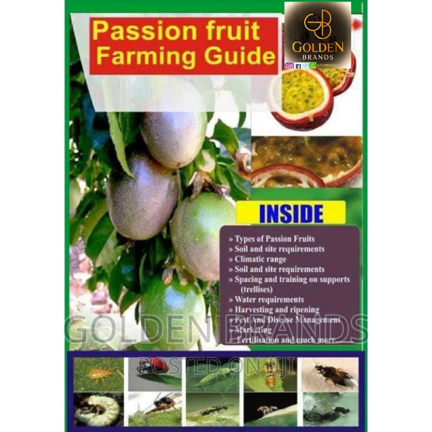 Passion Fruits Farming Guide Book