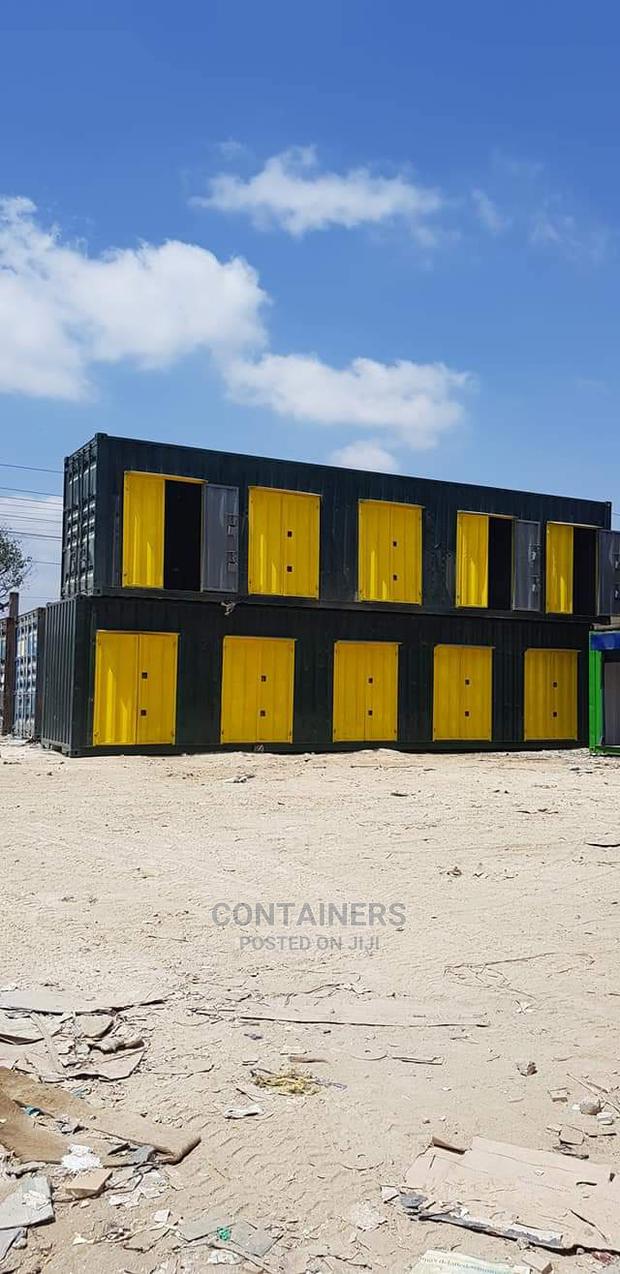 2x40ft Shipping Container Stalls - main view