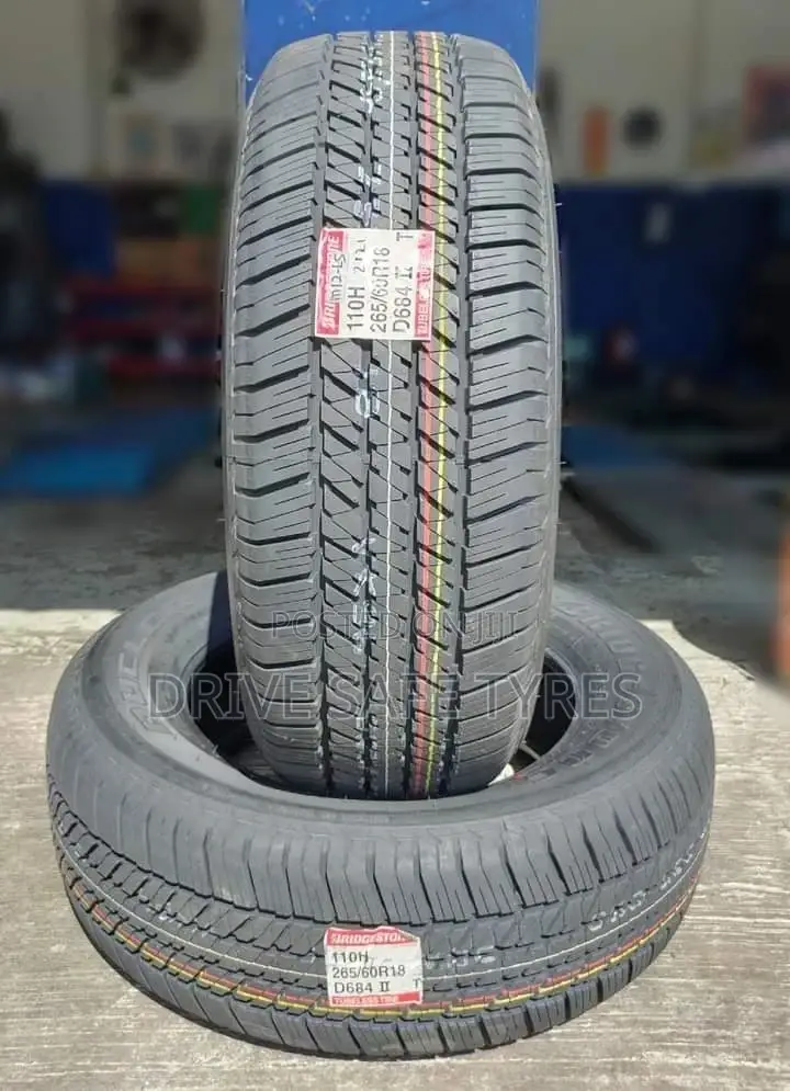 265/60 R18 Bridgestone Tyre Made in South Africa Allterrain