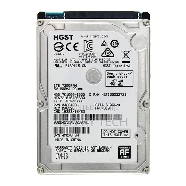 Generic 1TB Internal Laptop Hard Disk Drive - Silver - main view