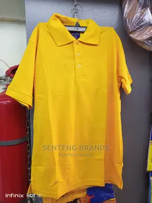 Golden Yellow Polo T-Shirts