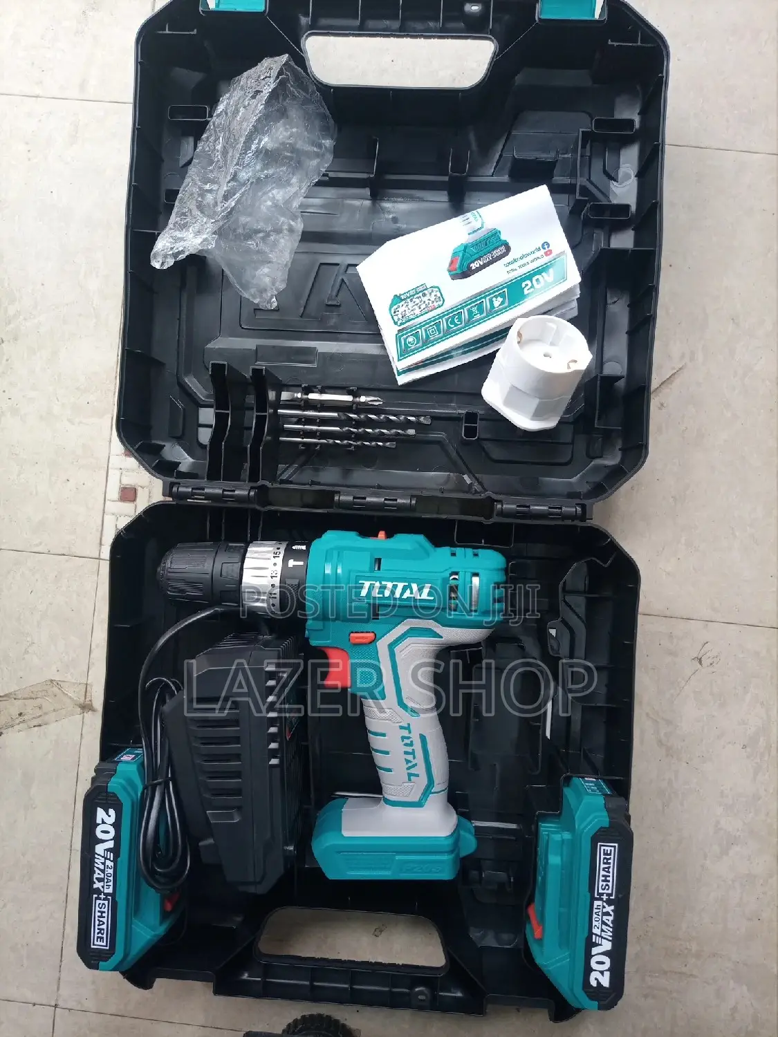20v Total Cordless Drill,With Hammer