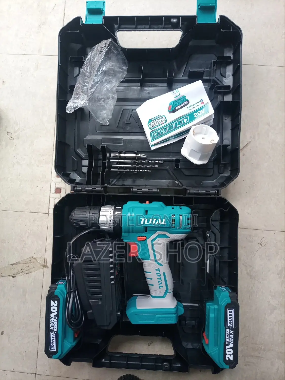 20v Total Cordless Drill,With Hammer