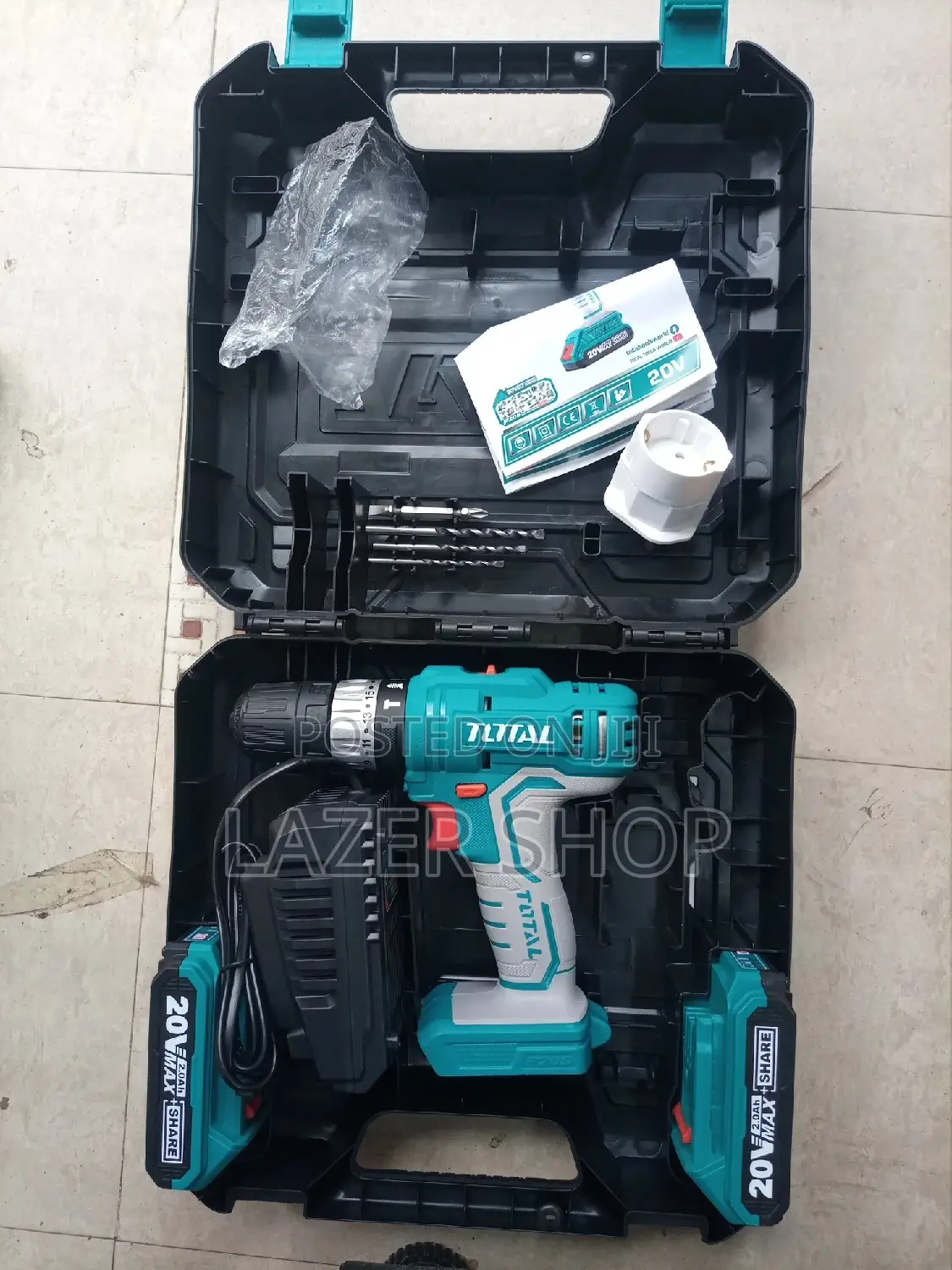 20v Total Cordless Drill,With Hammer