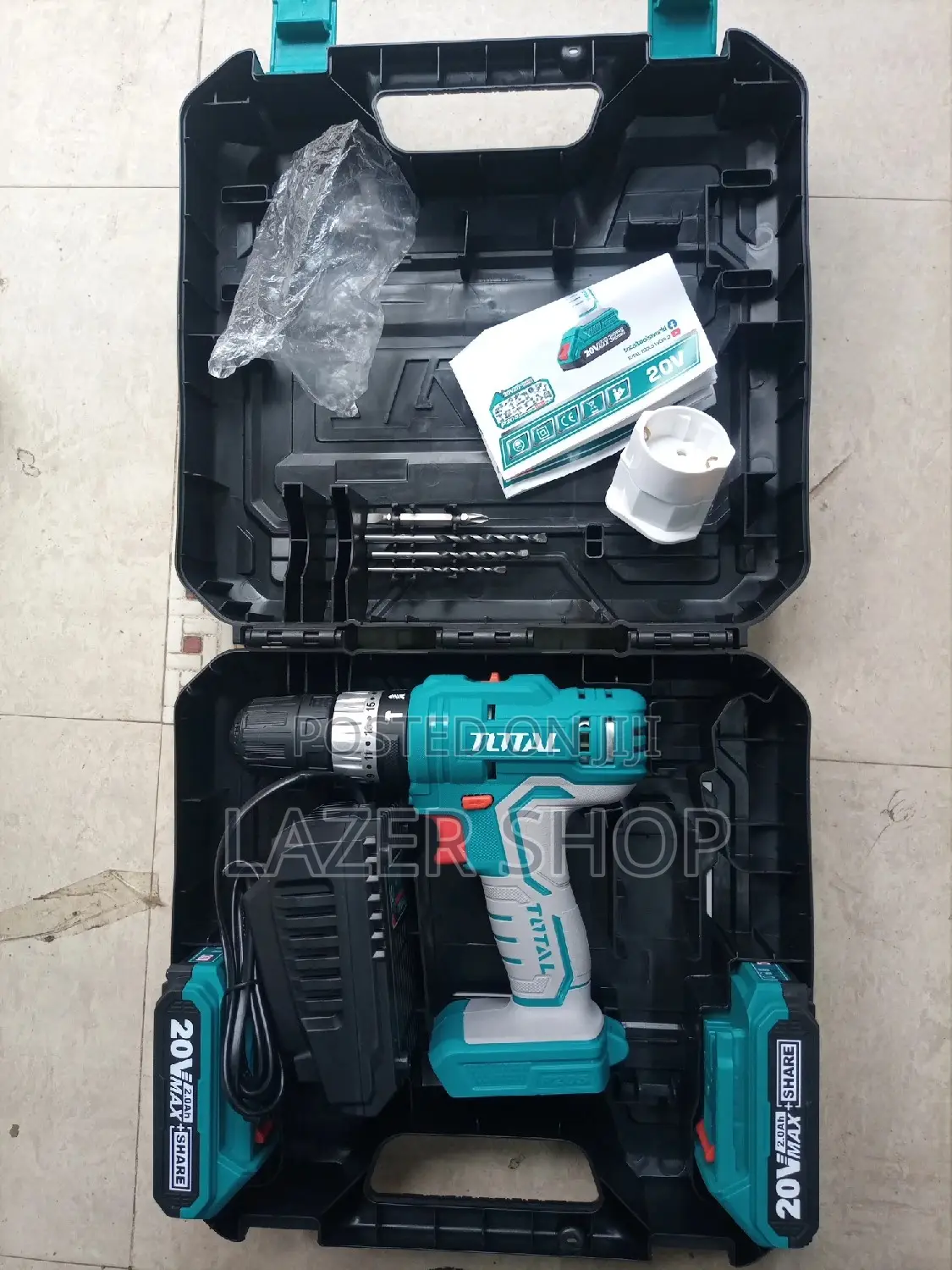 20v Total Cordless Drill,With Hammer