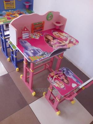 Study Kids Table - Pink in Colour - thumbnail 2