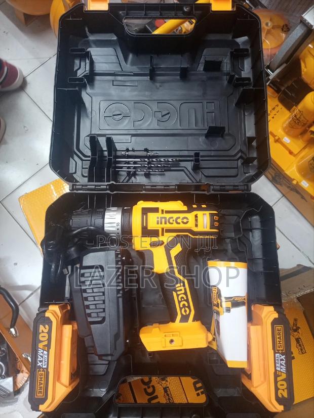 20v Ingco Cordless Drill, With Hammer. - main view