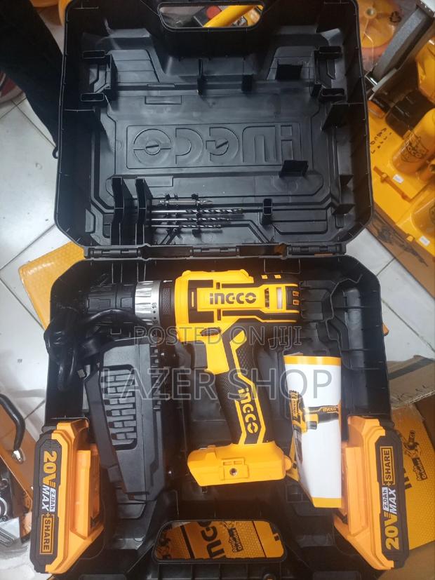 20v Ingco Cordless Drill, With Hammer. - thumbnail 4
