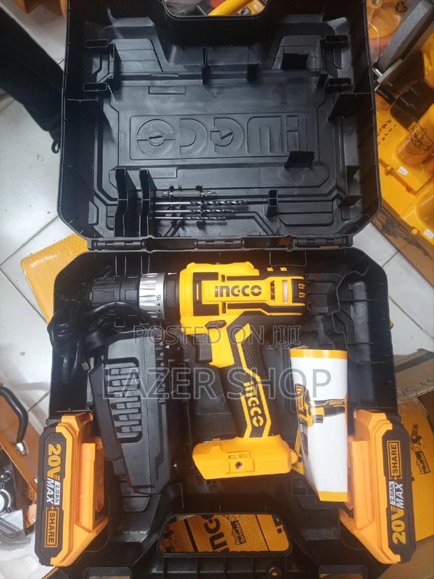 20v Ingco Cordless Drill, With Hammer. - thumbnail 3