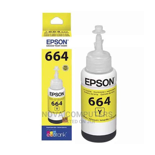 Epson Ink Bottle T6644 Yellow - main view