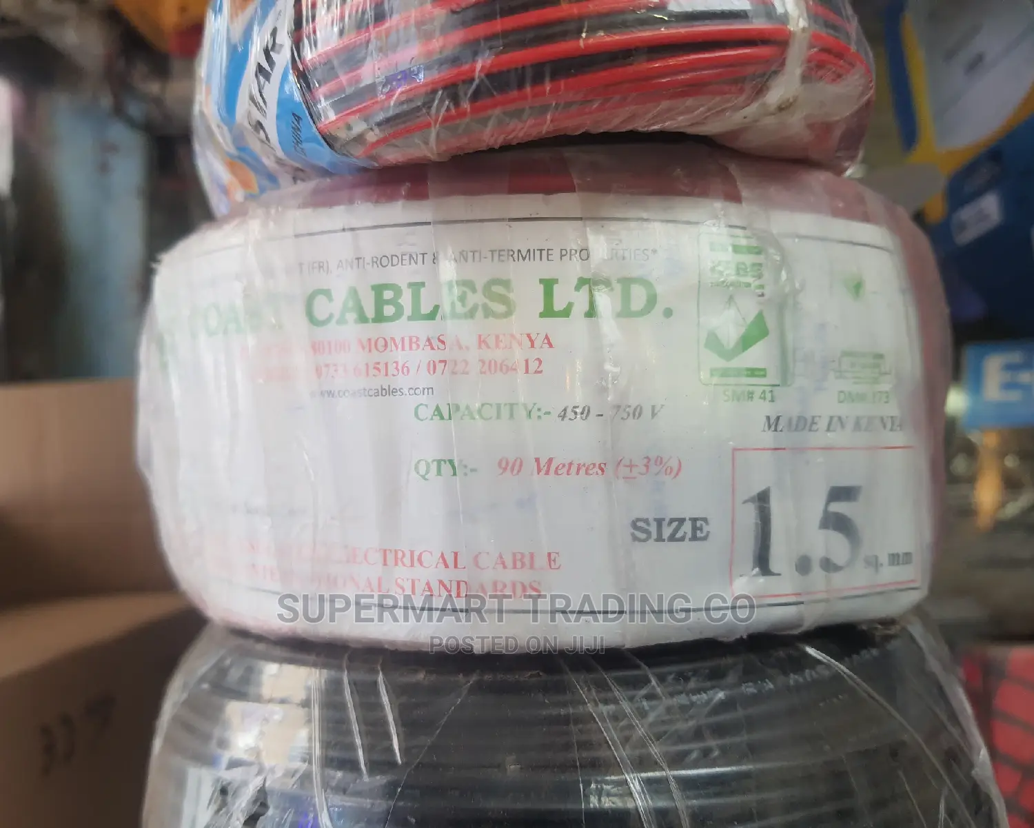 Coast Cables 1.5 in Nairobi Central Electrical Equipment, Kanyoro