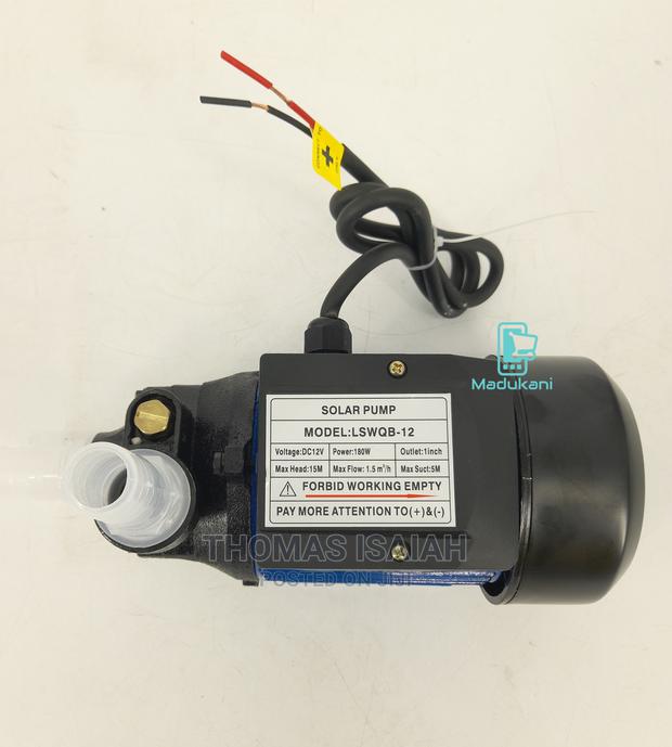 New Improved LSWQB 12v Dc Solar Surface Water Pump 15m Head - thumbnail 5