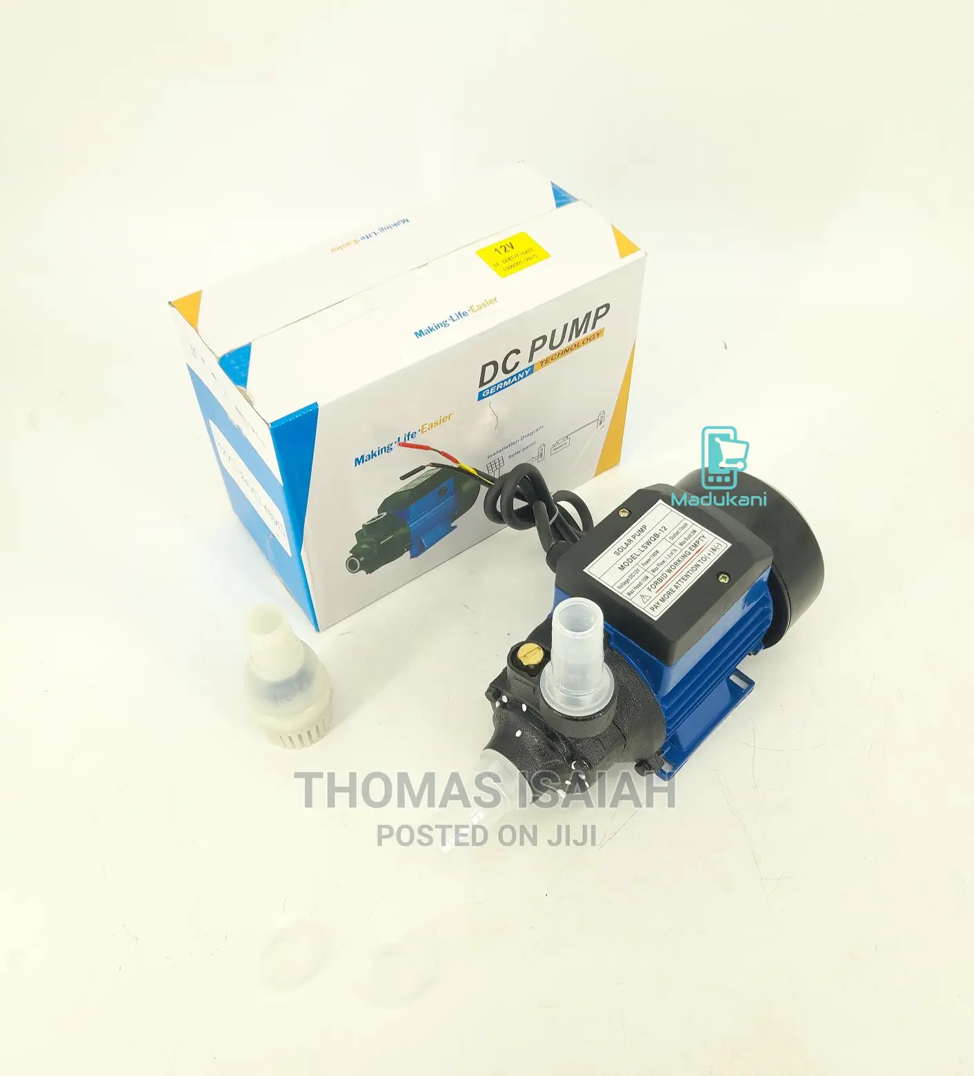 New Improved LSWQB 12v Dc Solar Surface Water Pump 15m Head