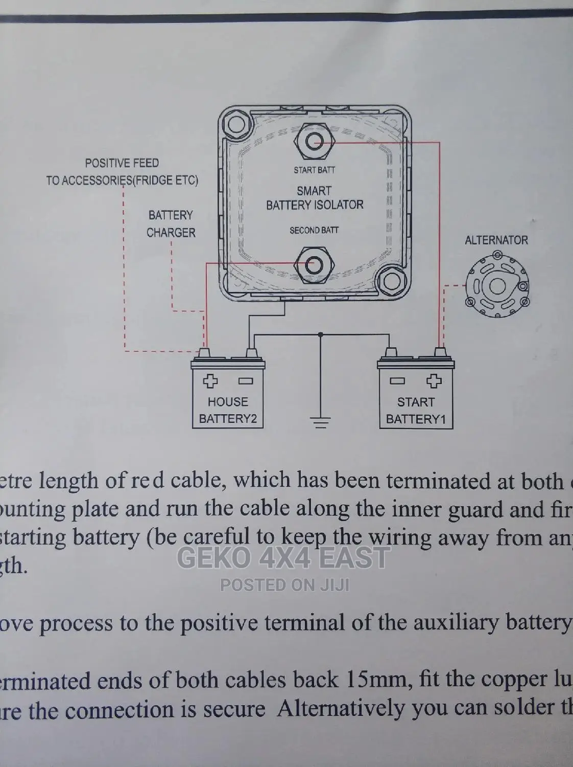 Dual Battery Isolator, Smart Switch, 12V, 140AMP