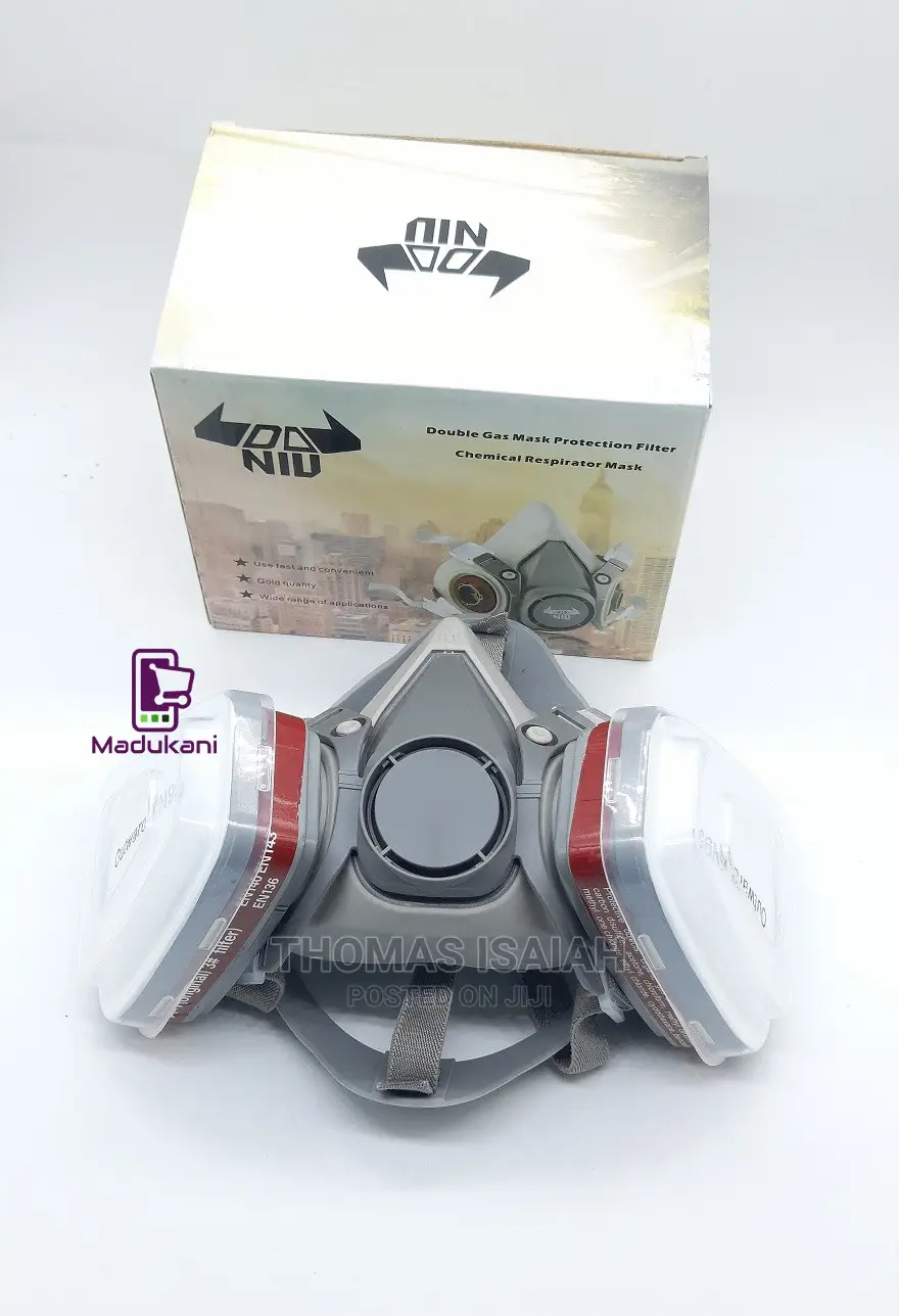 6200 N95 Double Filter Chemical Respirator Dust And Gas Mask