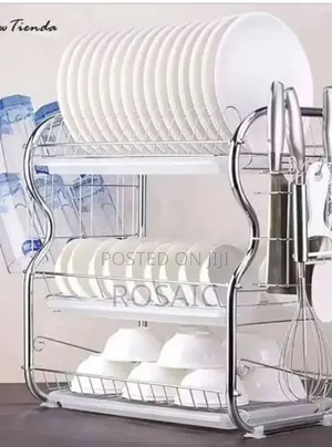 Stainless Steel 3 Tier Dish Rack