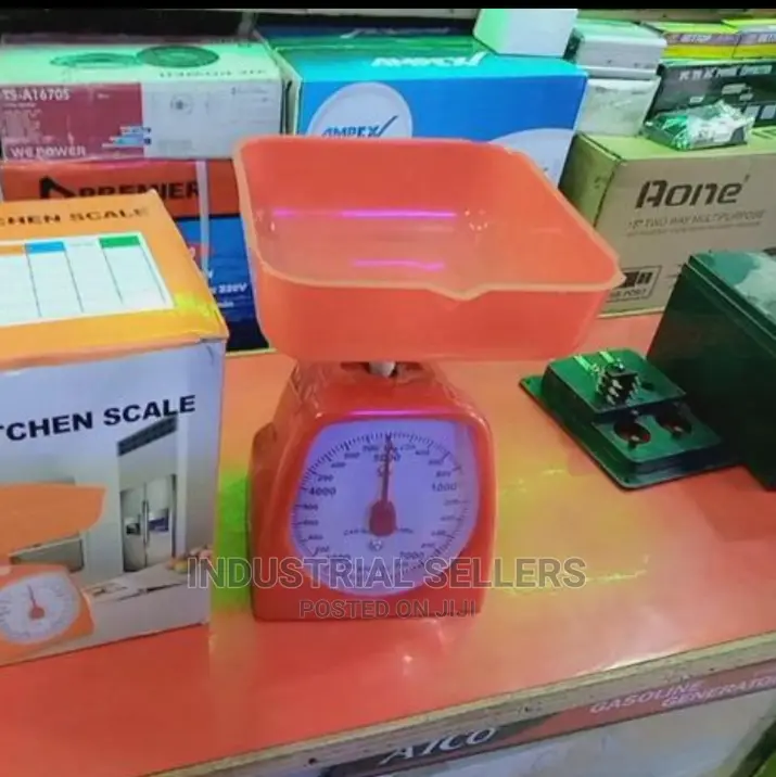 Analogue Clock Kitchen Weighing Scales