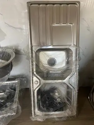 Stainless Steel Kitchen Sink (Double Bowl Single Drain)