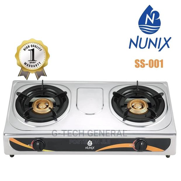 Nunix 2 Burner Stainless Gas Cooker - main view