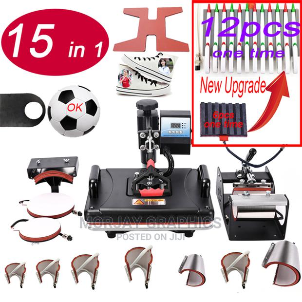 15 In1 Sublimation Hot Stamping Machine Heatpress - main view
