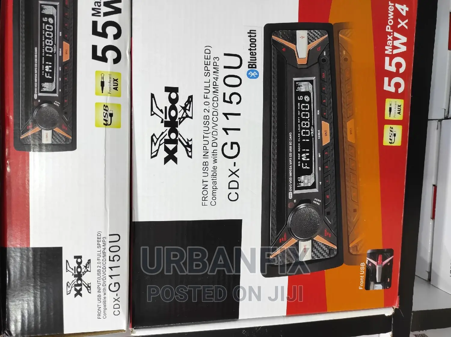 Car Radio With BT, FM, USB, Aux and DVD