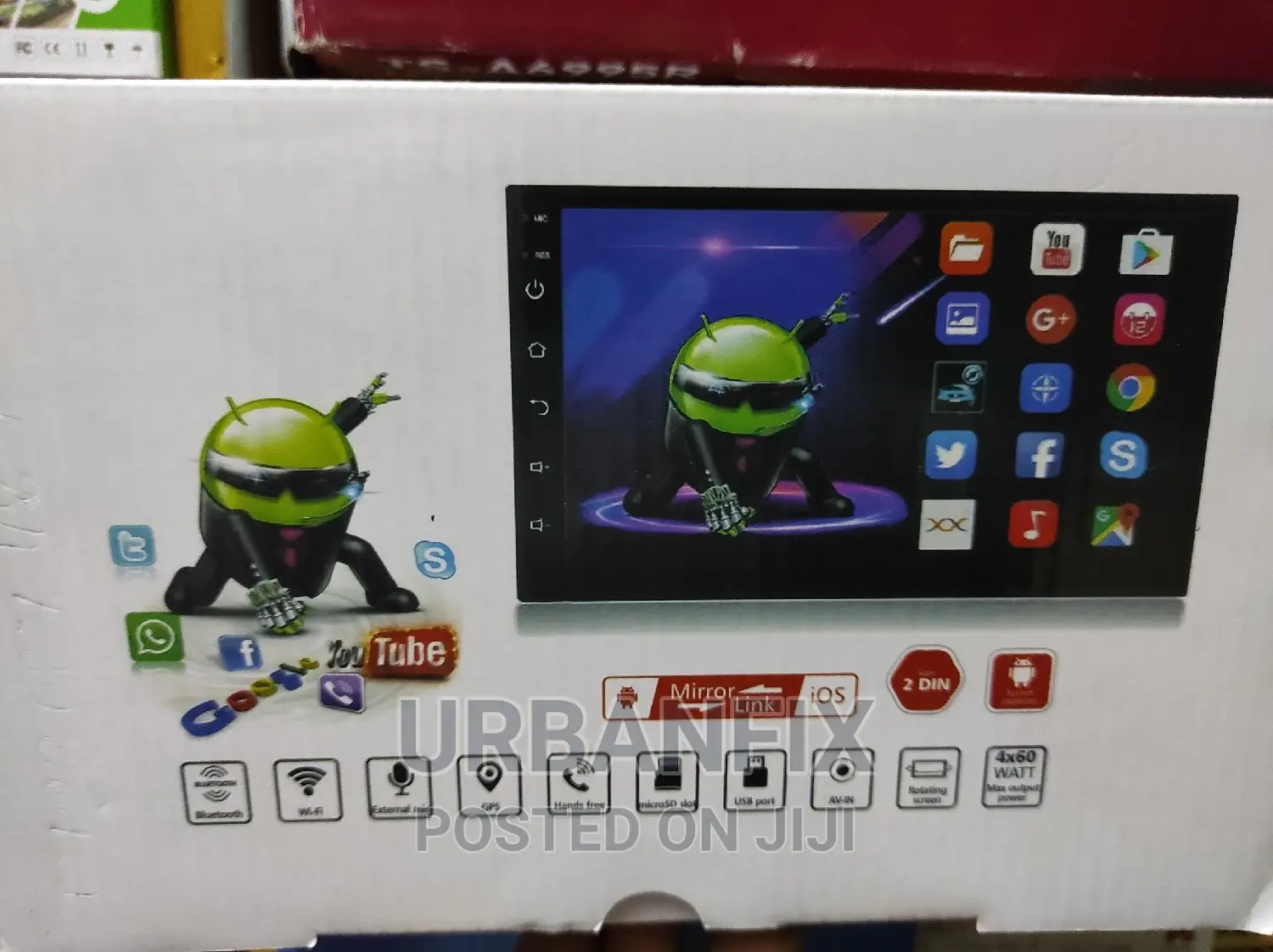 Android Car Radio With 7 Inch Screen, Bluetooth, Fm, Usb Etc