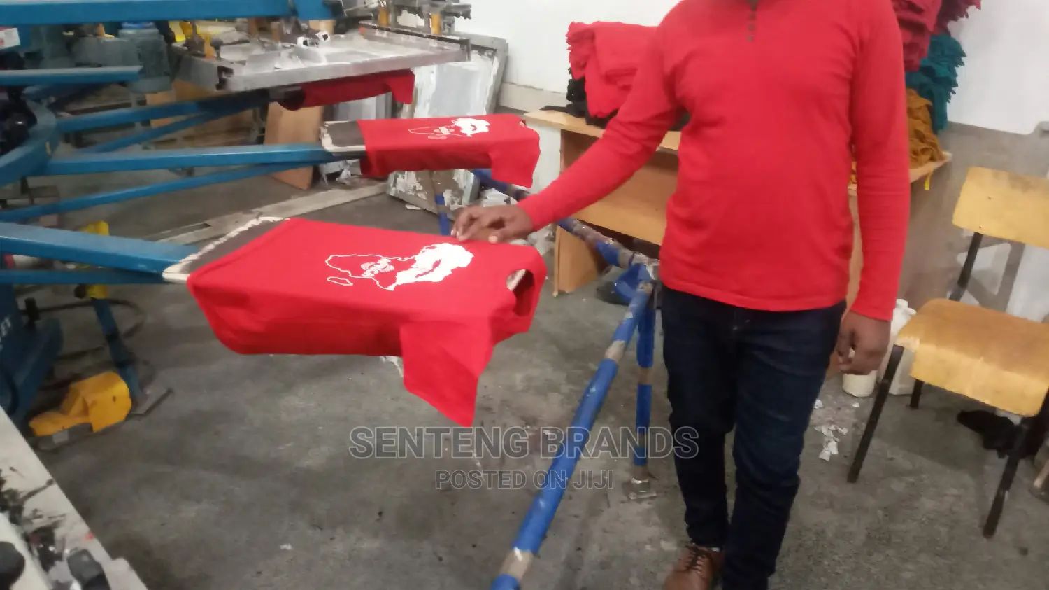 Printing Services And T-shirt In Big Numbers