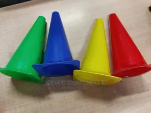 A Pack Of 6 Sports Training Cones Markers 9 Inches